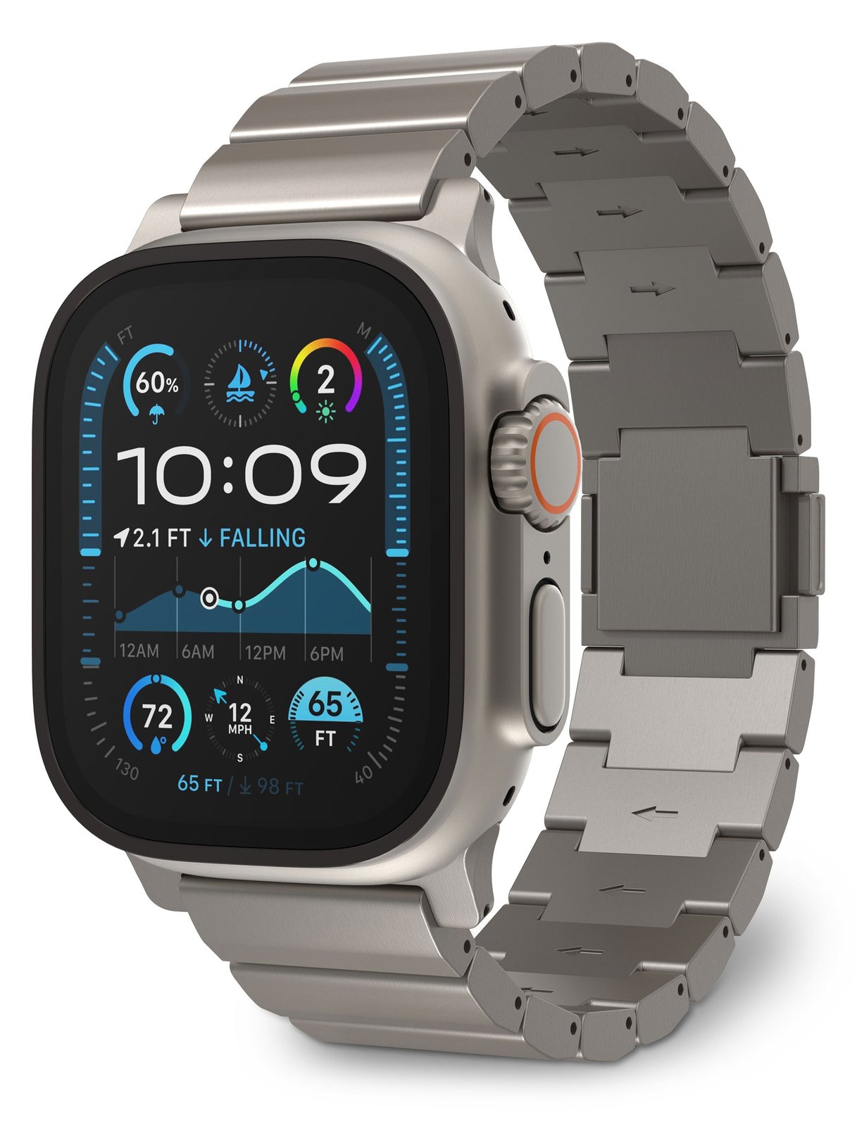 Decoded Titanium Strap for Apple Watch Ultra 1&2 Natural