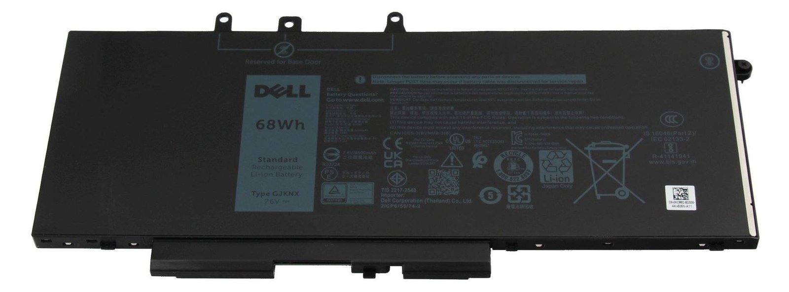 Dell  Laptop-Batterie (gleichwertig mit: Dell GJKNX, Dell 0GJKNX, Dell KCM82)
