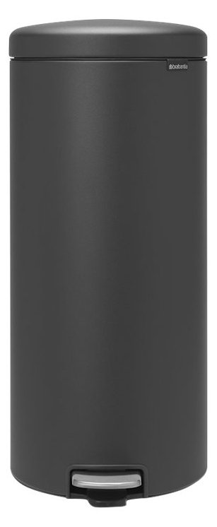 Brabantia 114663 - 30 l - Rund - Kunststoff - Grau - Terrasse - Kunststoff