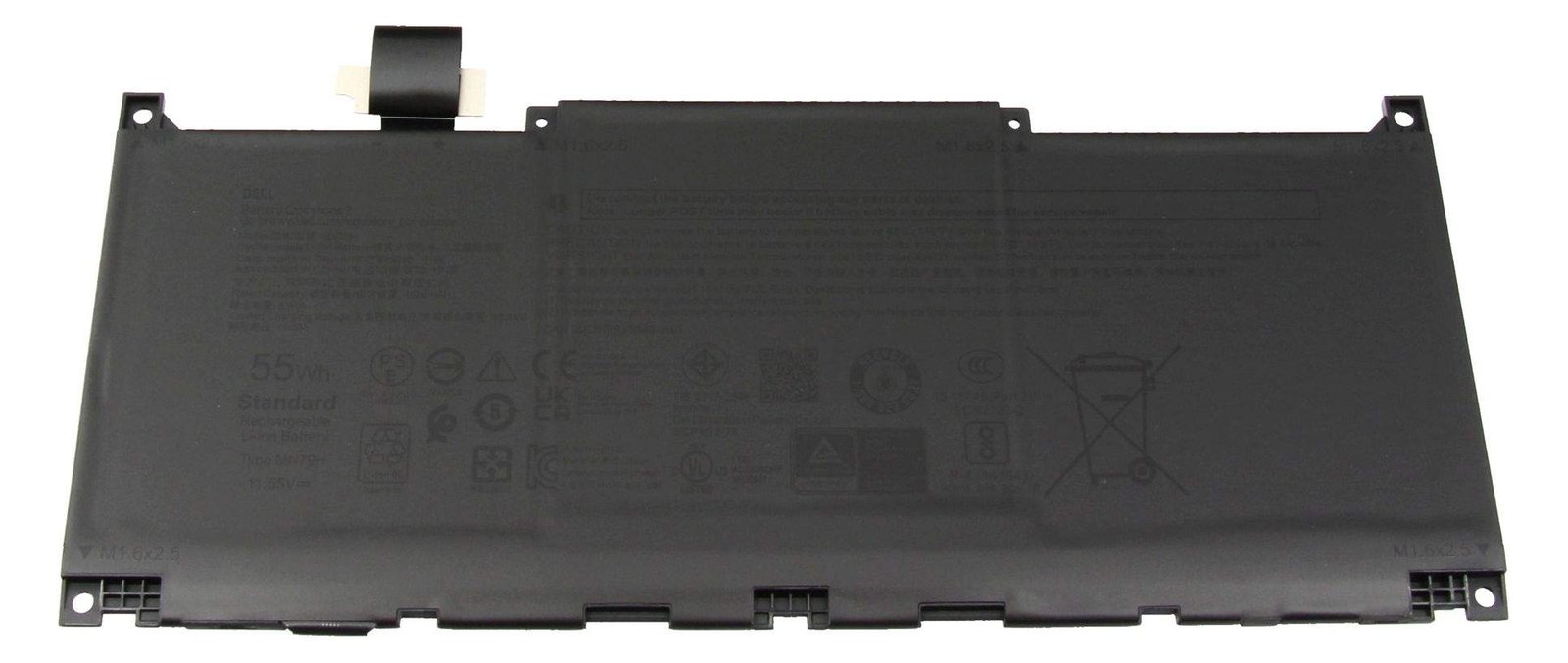 Dell 55Wh Lithium-ion battery for laptops - Batterie - 4.524 mAh
