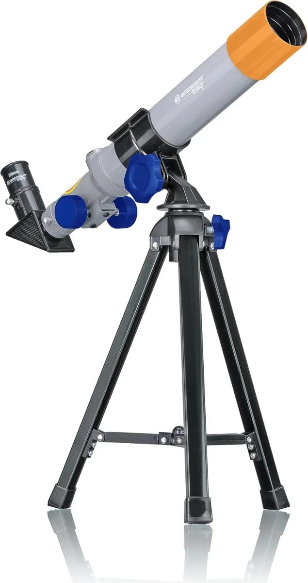 Bresser Junior Mikroskop & Teleskop Set mit Mikroskop 40x-640x Vergrößerung und 40/400mm Teleskop für Kinder ab 8 Jahren — Bild 2