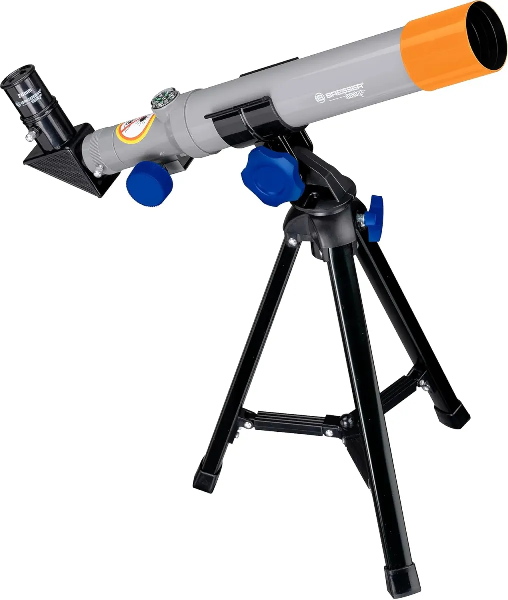 Bresser Junior Mikroskop & Teleskop Set mit Mikroskop 40x-640x Vergrößerung und 40/400mm Teleskop für Kinder ab 8 Jahren — Bild 3