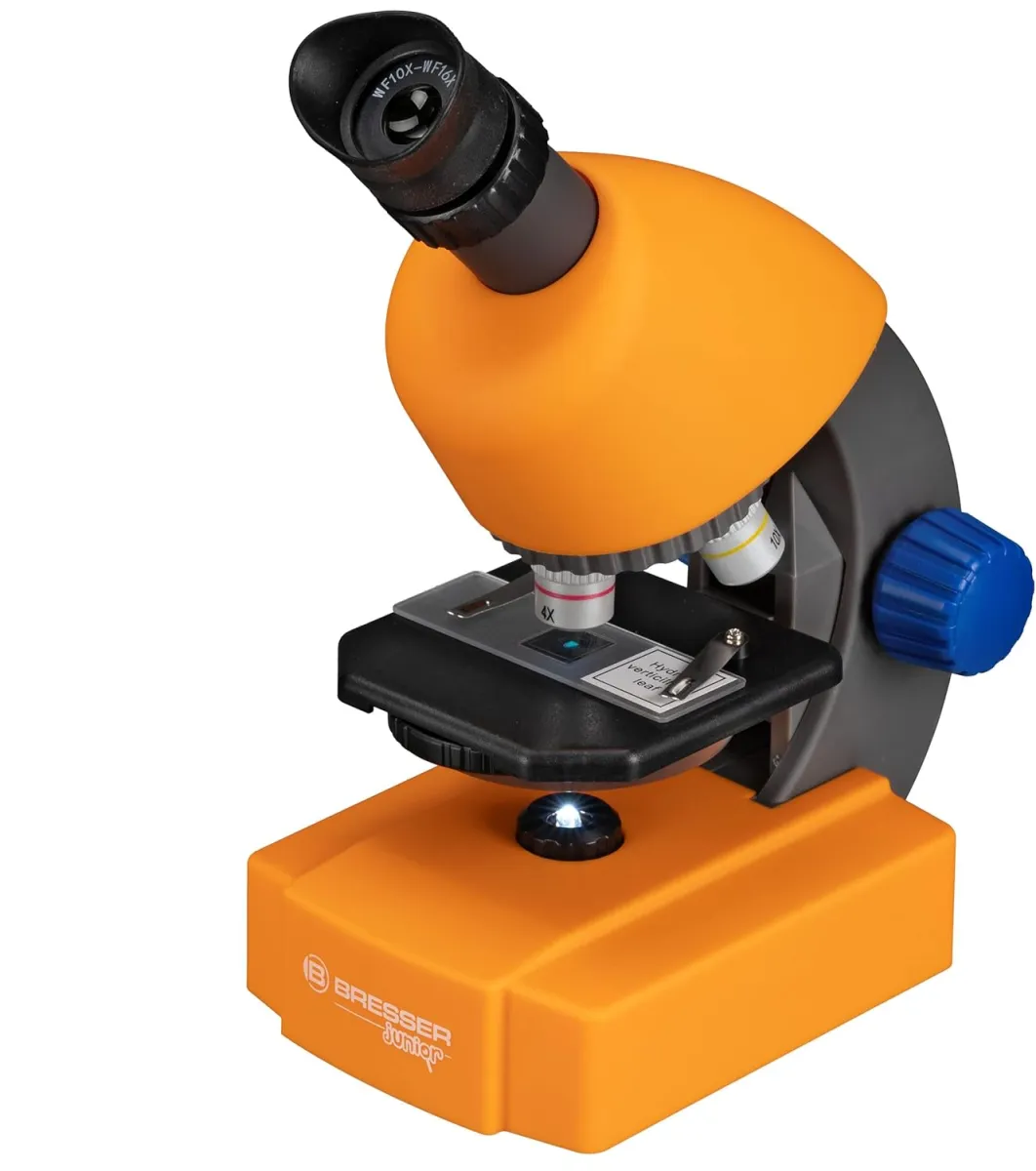 Bresser Junior Mikroskop & Teleskop Set mit Mikroskop 40x-640x Vergrößerung und 40/400mm Teleskop für Kinder ab 8 Jahren — Bild 4