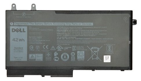 Dell Battery 42WHR 3 Cell 27W58 - Batterie - 3.500 mAh