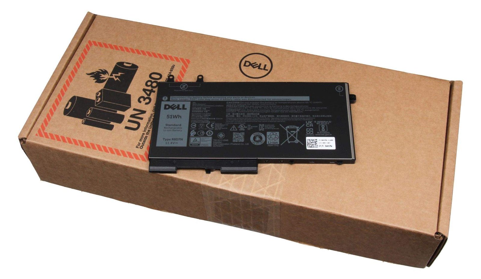Dell Battery 51WHR 3 Cell H82T6 - Batterie - 4.255 mAh