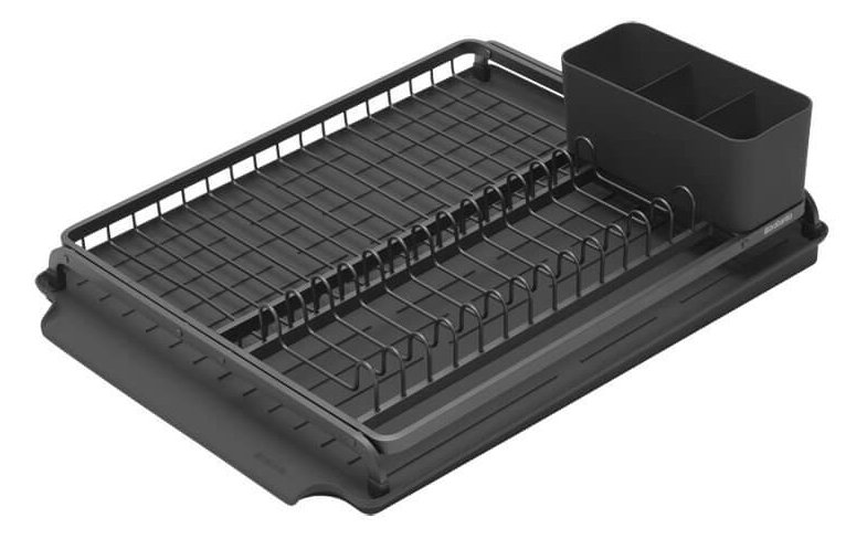 Brabantia 117404 - Abtropfer - Rack - Tisch - Geschirrspülmittel - Grau - Rechteck