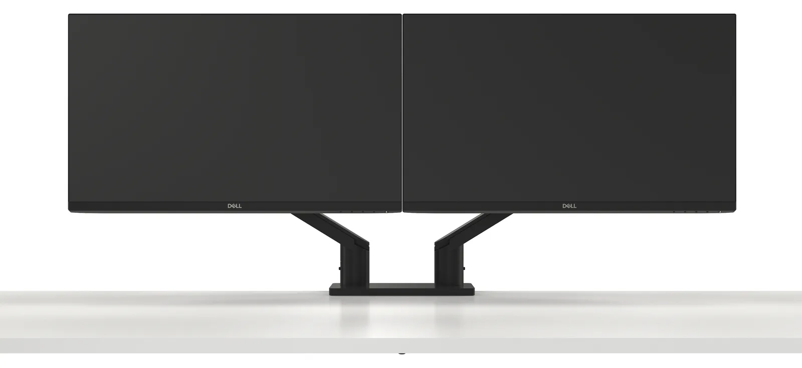 Dell Dual Monitor Arm - MDA20 - Befestigungskit - einstellbarer Arm - für 2 LCD-Displays - Schwarz, Ansicht 2