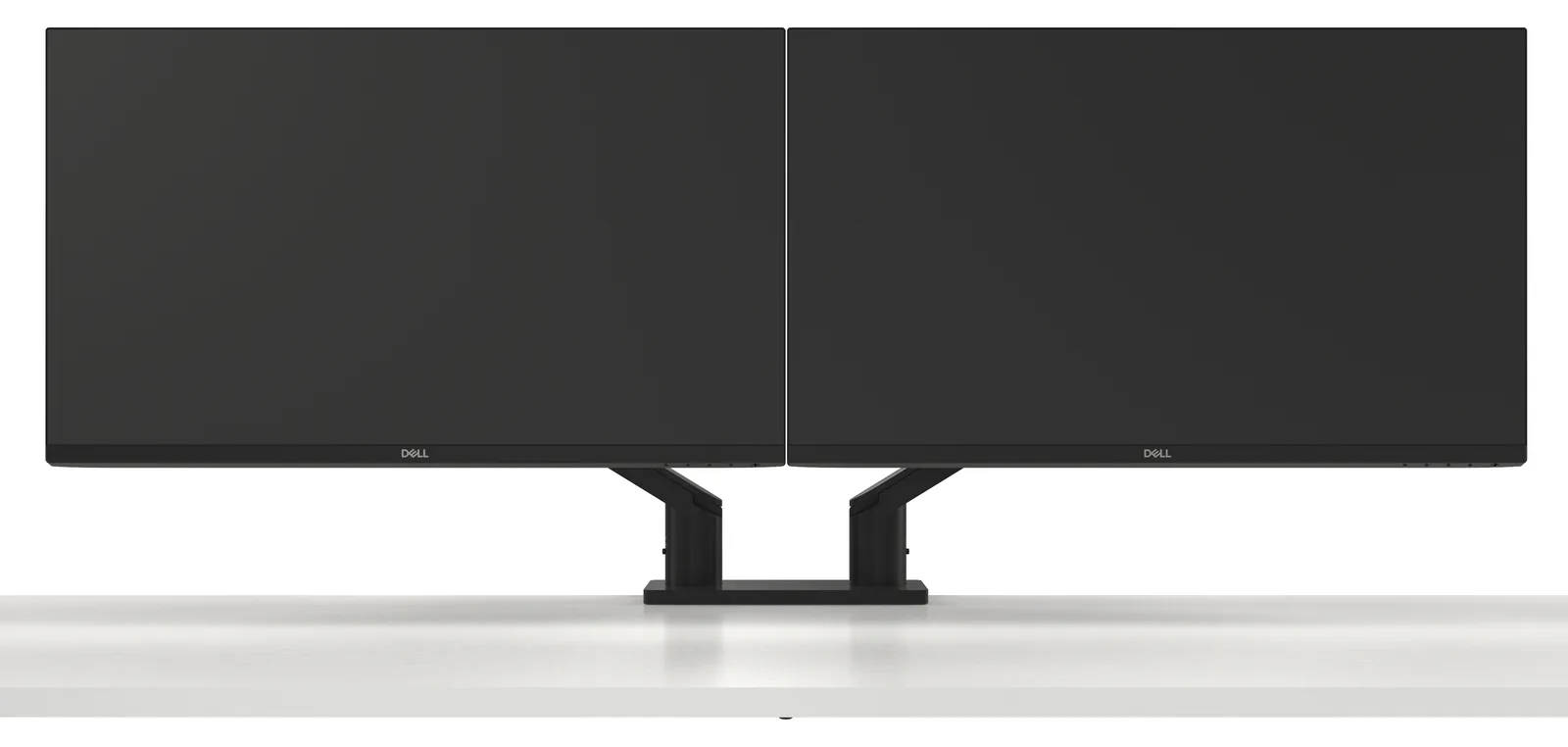 Dell Dual Monitor Arm - MDA20 - Befestigungskit - einstellbarer Arm - für 2 LCD-Displays - Schwarz, Ansicht 4
