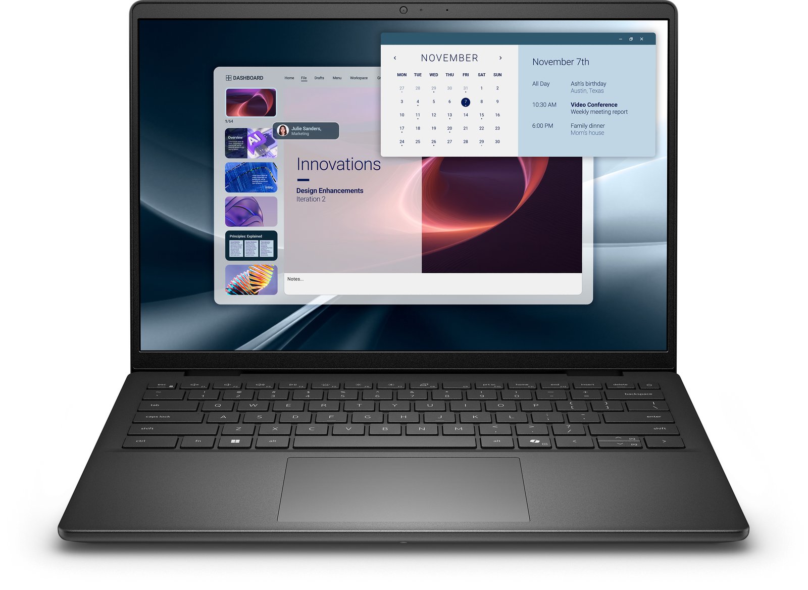 Dell Pro 14 Essential PV14255 - AMD Ryzen 7 250 - Radeon 780M - 16 GB RAM - 512 GB NVMe - 14 - TL: Deutsch, QWERTZ