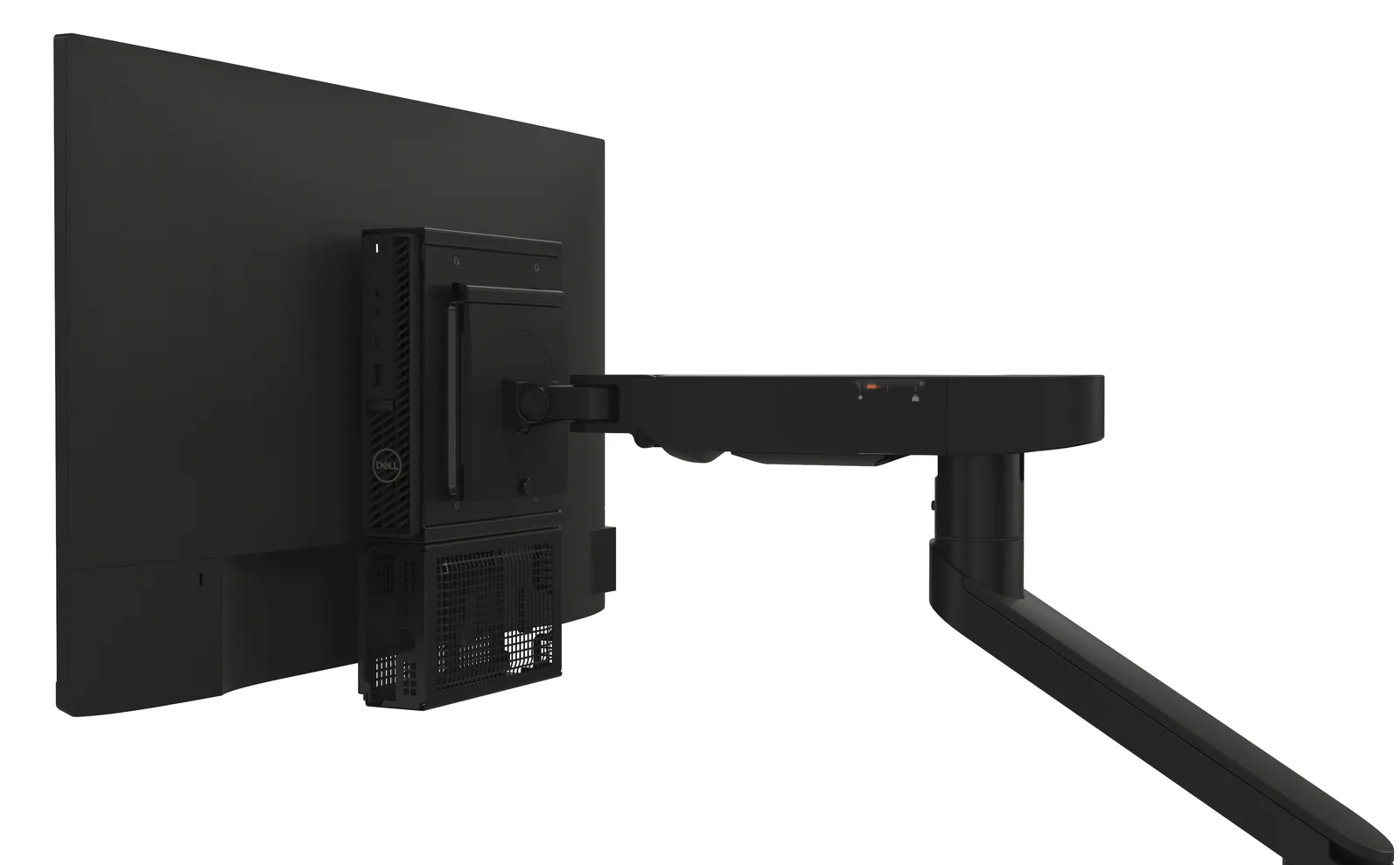Dell Single Monitor Arm - MSA20 - Befestigungskit - einstellbarer Arm - für LCD-Display 19-38 - Schwarz, Ansicht 3