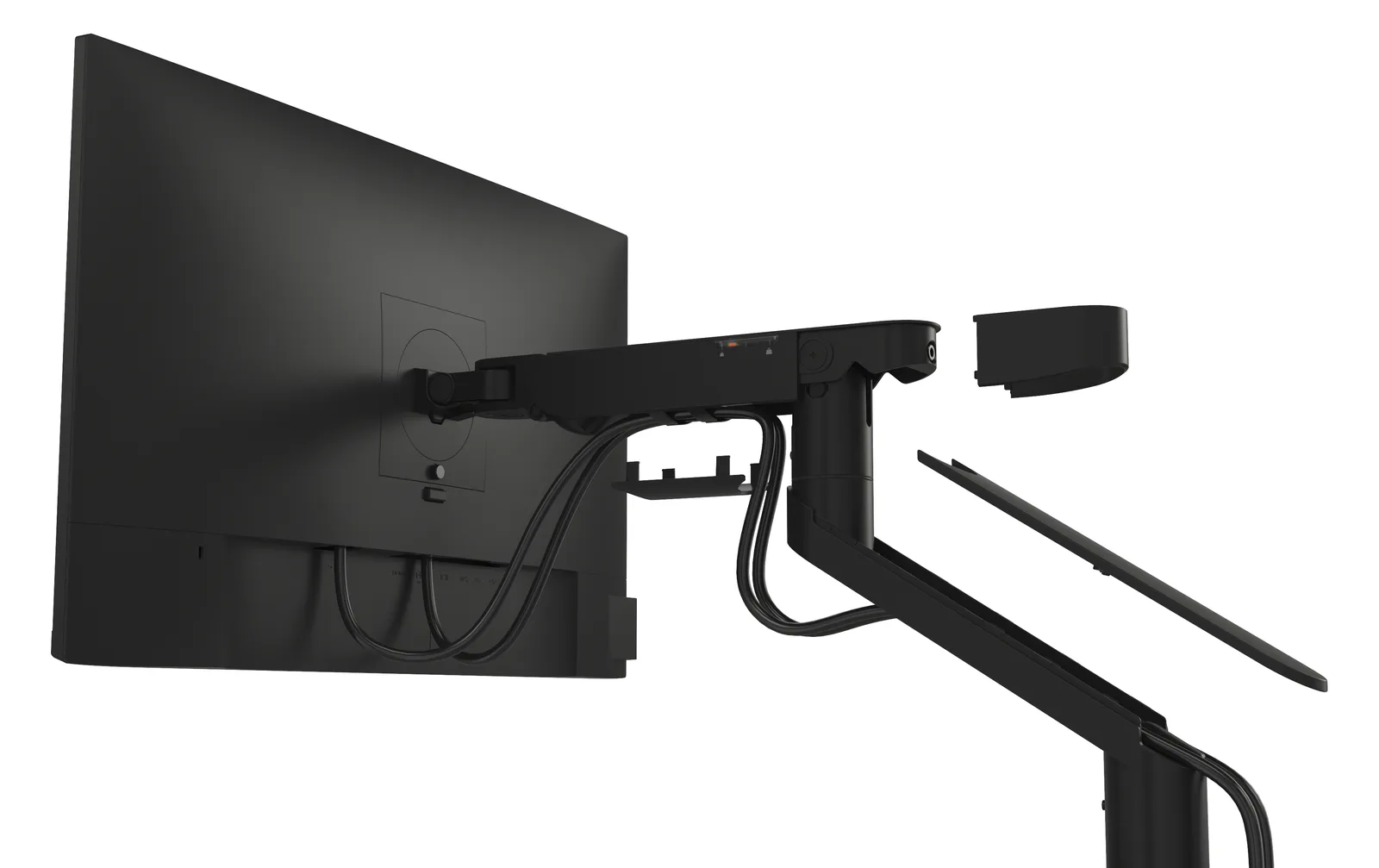 Dell Single Monitor Arm - MSA20 - Befestigungskit - einstellbarer Arm - für LCD-Display 19-38 - Schwarz, Ansicht 4
