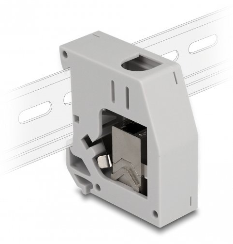Delock DIN-Schienenmontageadapter - mit Keystone-Modul