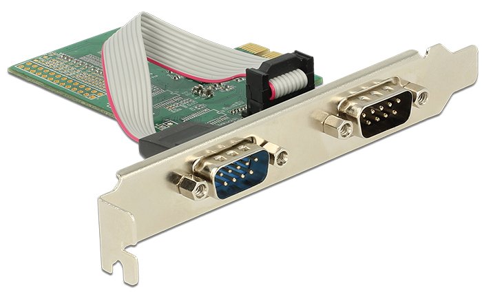 Delock PCI Express Card > 2 x Serial RS-232 - Serieller Adapter