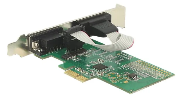 Delock PCI Express Card > 2 x Serial RS-232 - Serieller Adapter, Ansicht 2