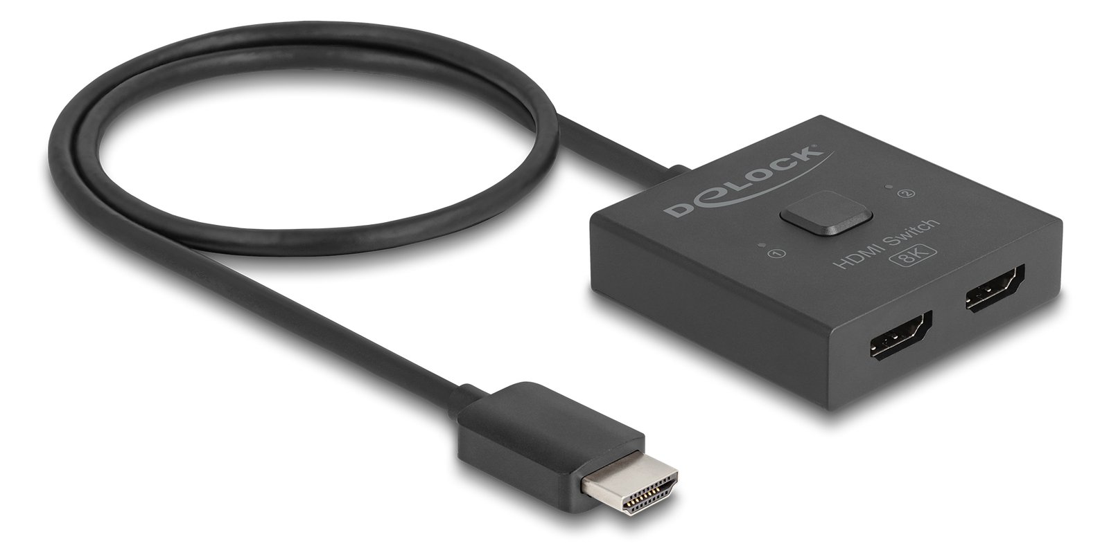 Delock Video/Audio-Schalter - 8K, bidirektional