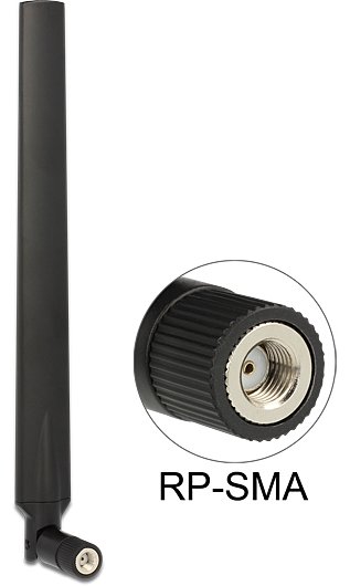 Delock WLAN RP-SMA - Antenne - Wi-Fi - ungerichtet