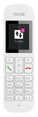 Deutsche Telekom Telekom Sinus A12 - Analoges/DECT-Telefon - Kabelloses Mobilteil - Freisprecheinrichtung - Weiß, Ansicht 2