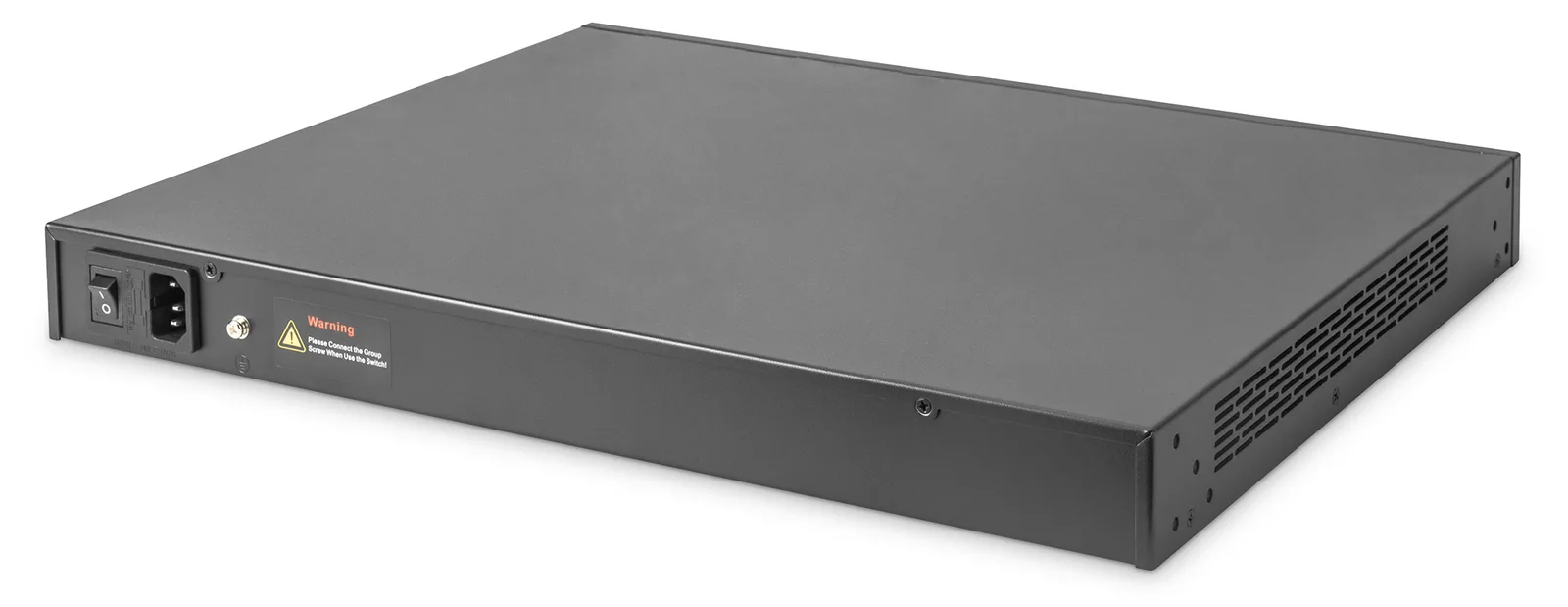 DIGITUS 24-Port Gigabit Ethernet PoE+ Injektor, 802.3af/at, 370 W, Ansicht 4