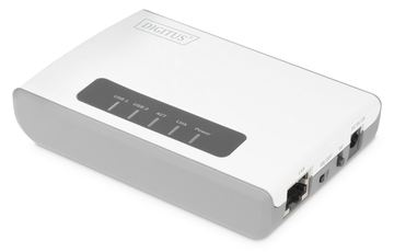 DIGITUS 2-Port USB 2.0 Wireless Multifunction Network Server, 300 Mbps von LumaTech