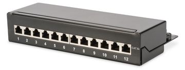 DIGITUS Desktop CAT 6A, Klasse EA Patch Panel, geschirmt, schwarz von LumaTech