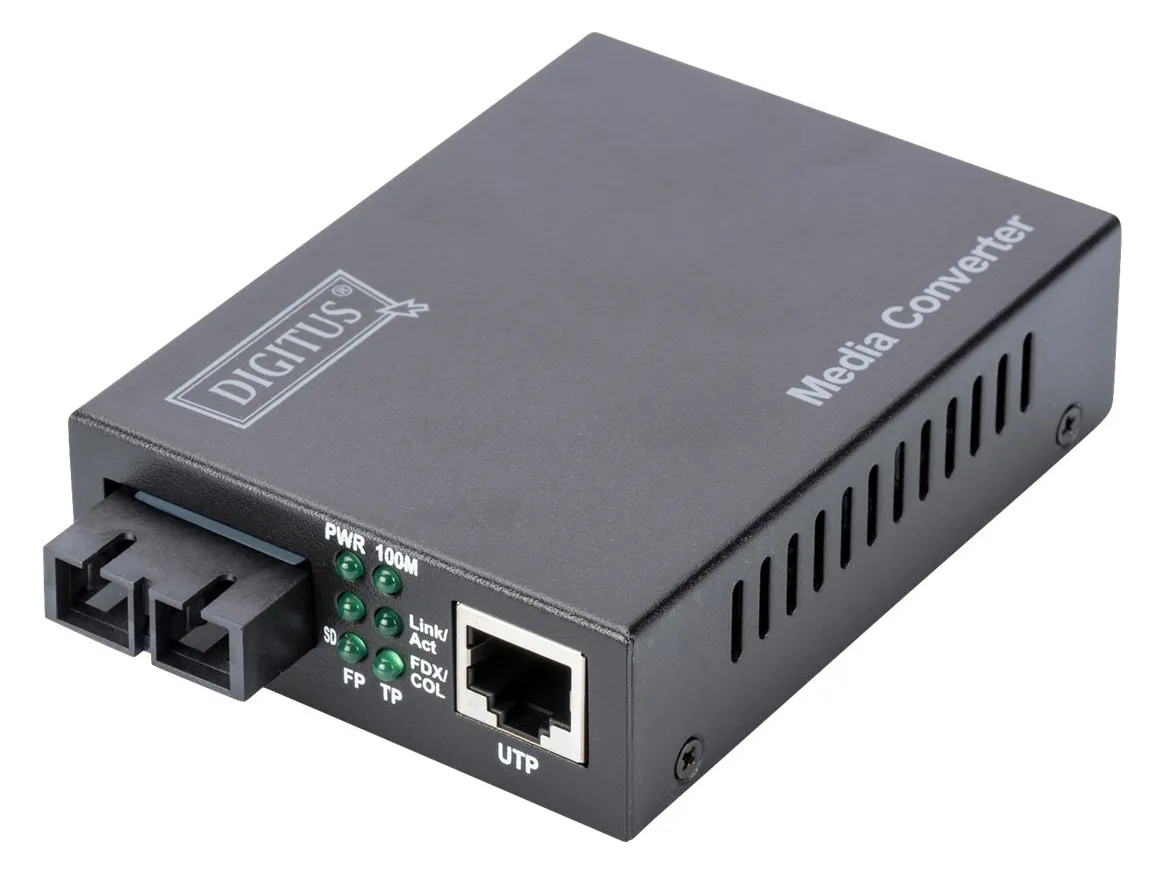 DIGITUS Fast Ethernet Medienkonverter, RJ45 / SC, Ansicht 4