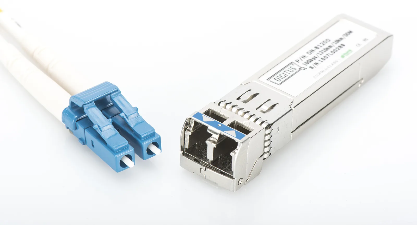 DIGITUS mini GBIC (SFP) Modul, 10Gbps, 0.3km, mit DDM Funktion, Ansicht 3