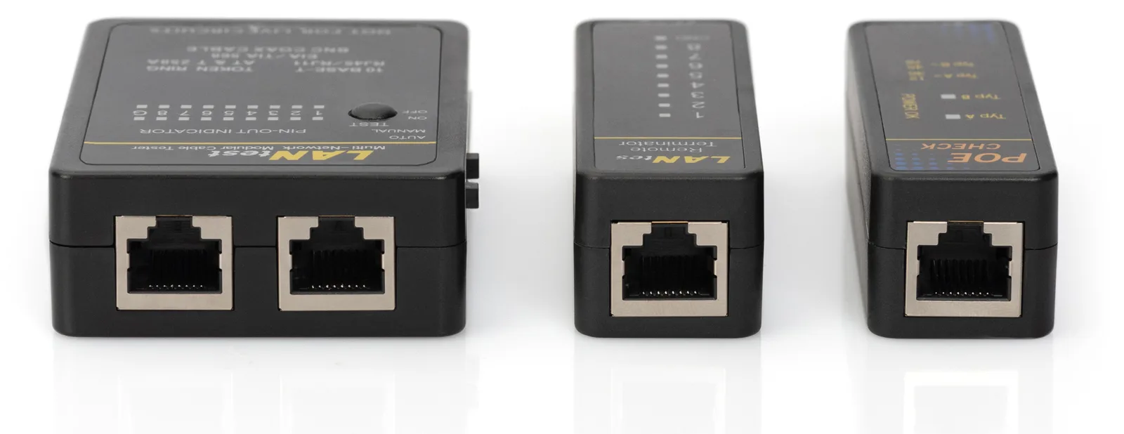 DIGITUS Netzwerk- und Kommunikationskabel Tester, RJ45 und BNC, Ansicht 3