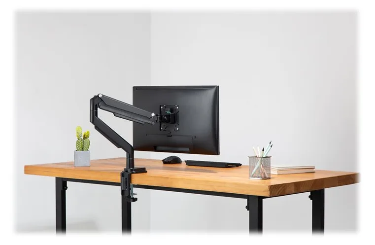 DIGITUS Universal Single Monitorhalter mit Gasdruckfeder und Klemmbefestigung, Ansicht 3