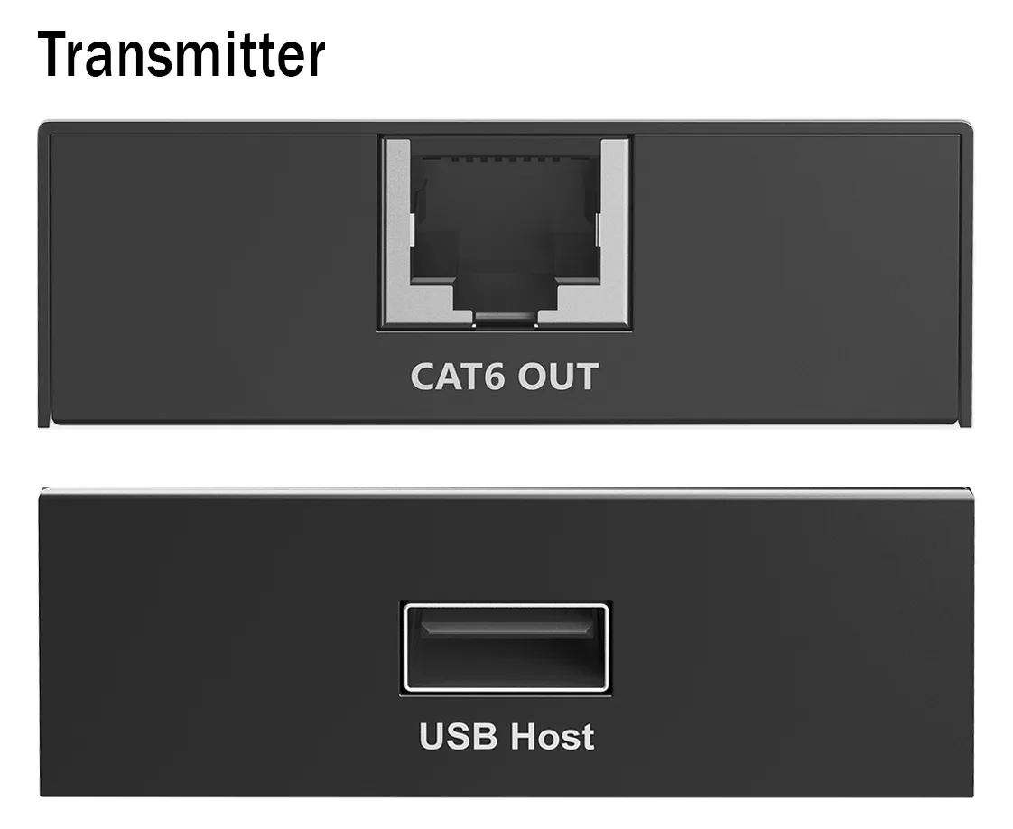 DIGITUS USB 2.0 CAT Extender, 4 Port USB-A, 150m, Ansicht 4