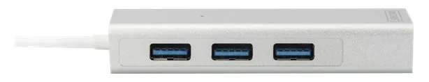DIGITUS USB 3.0 3-Port Hub & Gigabit LAN-Adapter, Ansicht 2