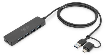 DIGITUS USB 3.0 Hub 4-Port, Slim Line von LumaTech
