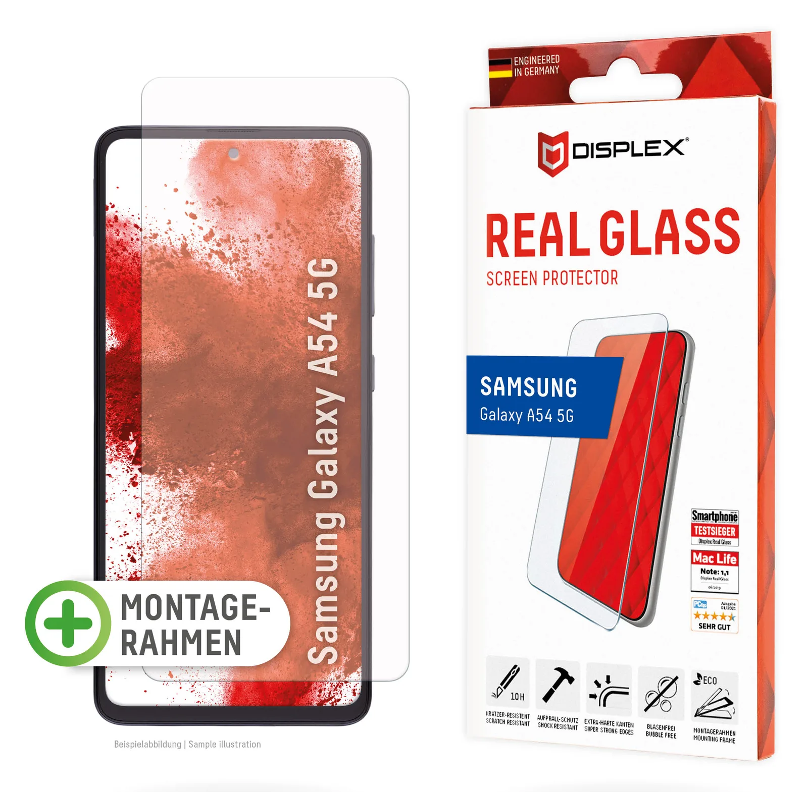 DISPLEX Real Glass Samsung Galaxy A54 5G, Ansicht 3