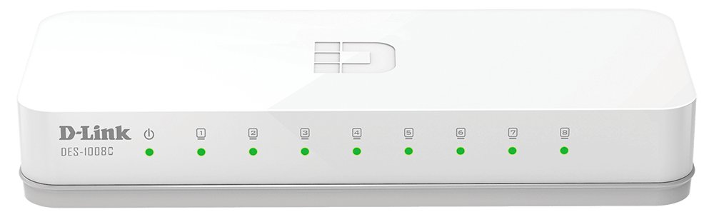 D-Link DES-1008C/E Fast Ethernet Unmanaged Desktop Sw. - Switch - 0,1 Gbps