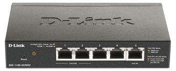 D-Link DGS 1100-05PDV2 - Switch - Smart - 5 x 10/100/1000 (2 PoE) von LumaTech