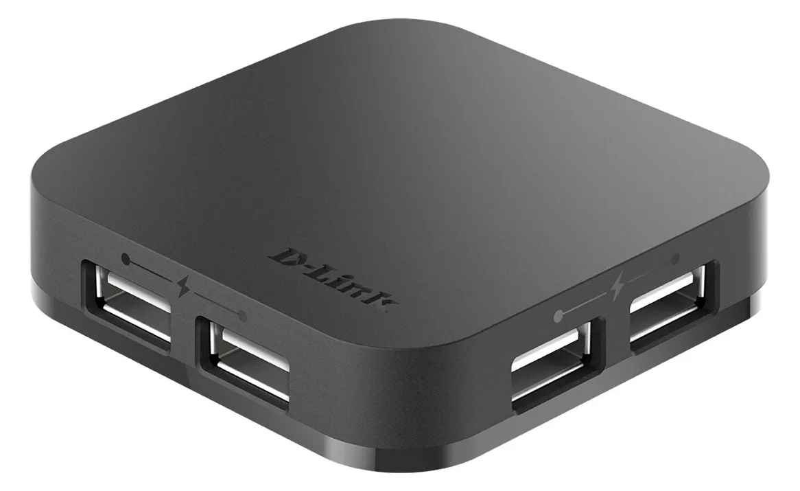 D-Link DUB H4 - Hub - 4 x USB 2.0 - Desktop, Ansicht 3