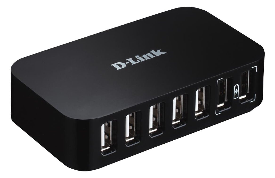 D-Link DUB H7 - Hub - 7 x USB 2.0 - Desktop