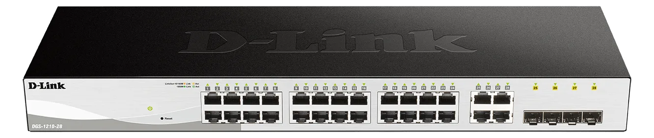 D-Link Switch DGS-1210-28 28 Port - Switch - Glasfaser (LWL), Ansicht 4