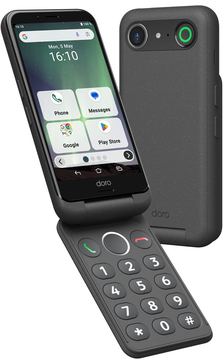 Doro Aurora A20 graphit inkl. Wireless Charger - Smartphone - 64 GB von LumaTech