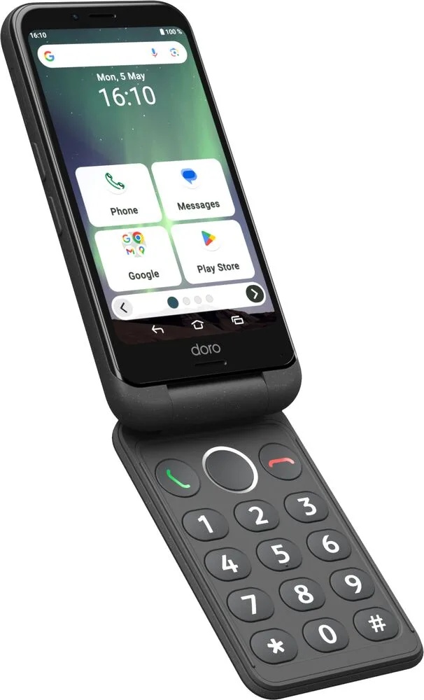 Doro Aurora A20 graphit inkl. Wireless Charger - Smartphone - 64 GB, Ansicht 2