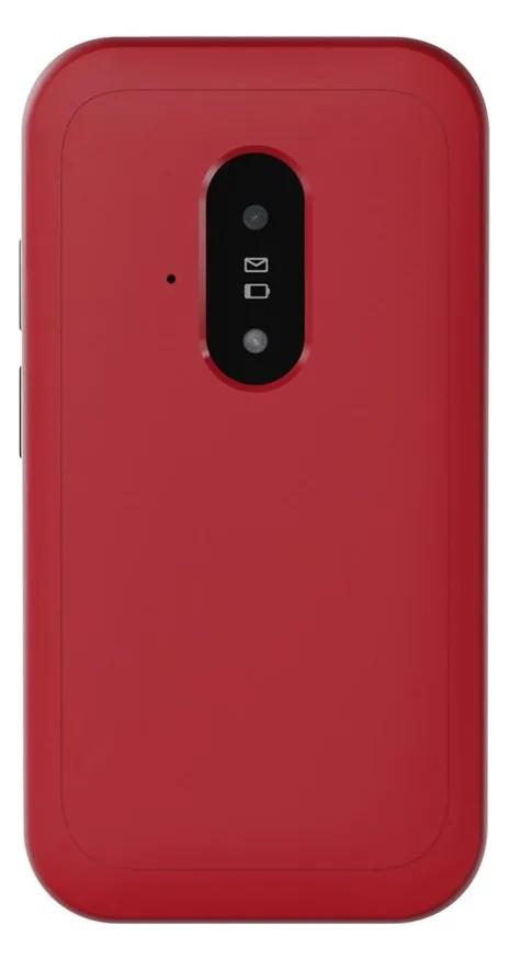 Doro Leva E22 - 4G Feature Phone - RAM 64 MB / Interner Speicher 128 MB - microSD slot - LCD-Display (TFT) - Rot, Ansicht 4