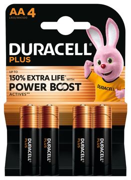 Duracell Batterie Plus - AA MN1500/LR6 Boost K4 4St. - - Mignon - Batterie - Mignon (AA) von LumaTech
