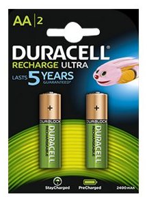 Duracell StayCharged - Batterie 2 x AA-Typ - NiMH - (wiederaufladbar) von LumaTech