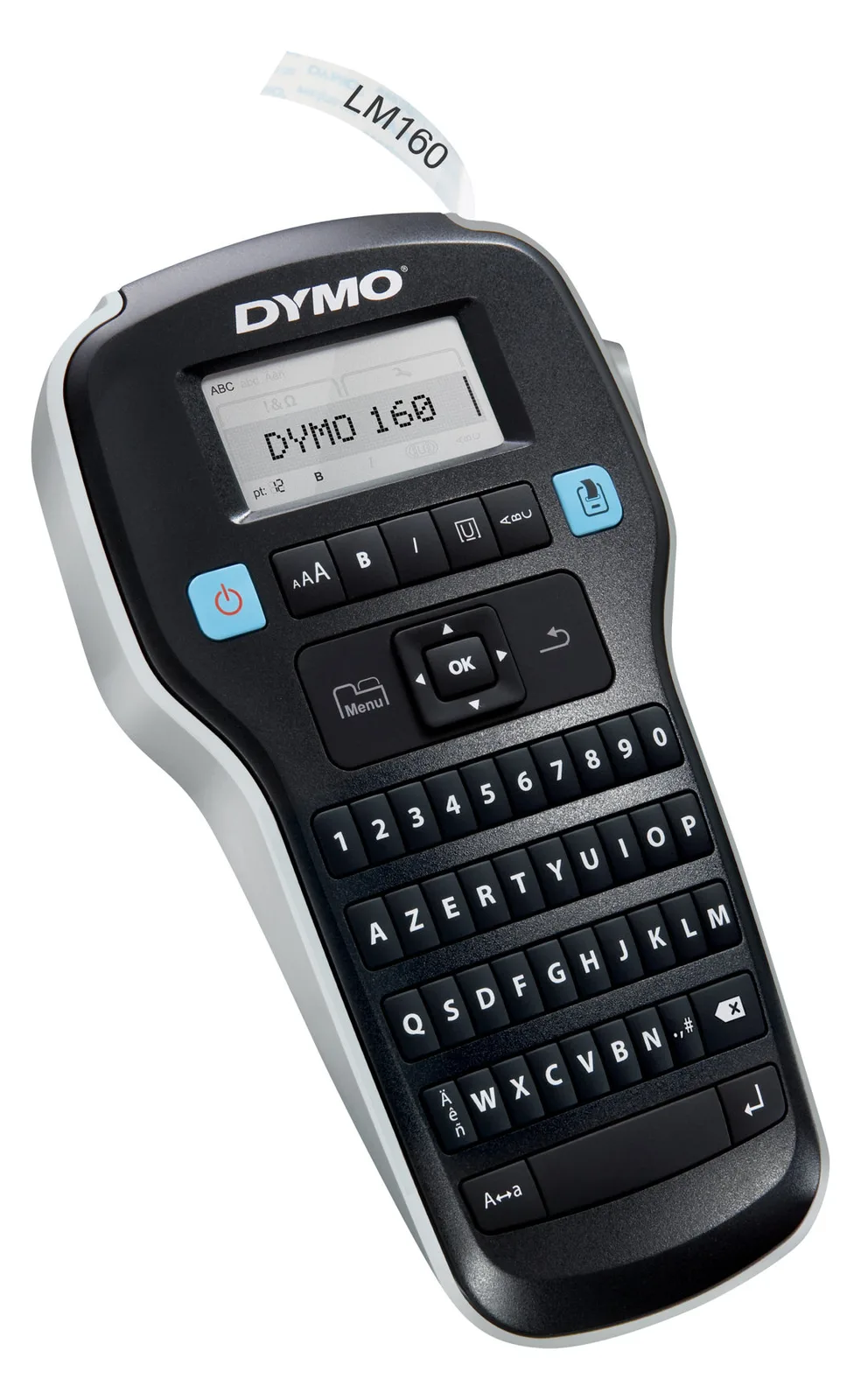 Dymo LabelMANAGER 160 - Beschriftungsgerät - s/w - Rolle (1,3 cm), Ansicht 3