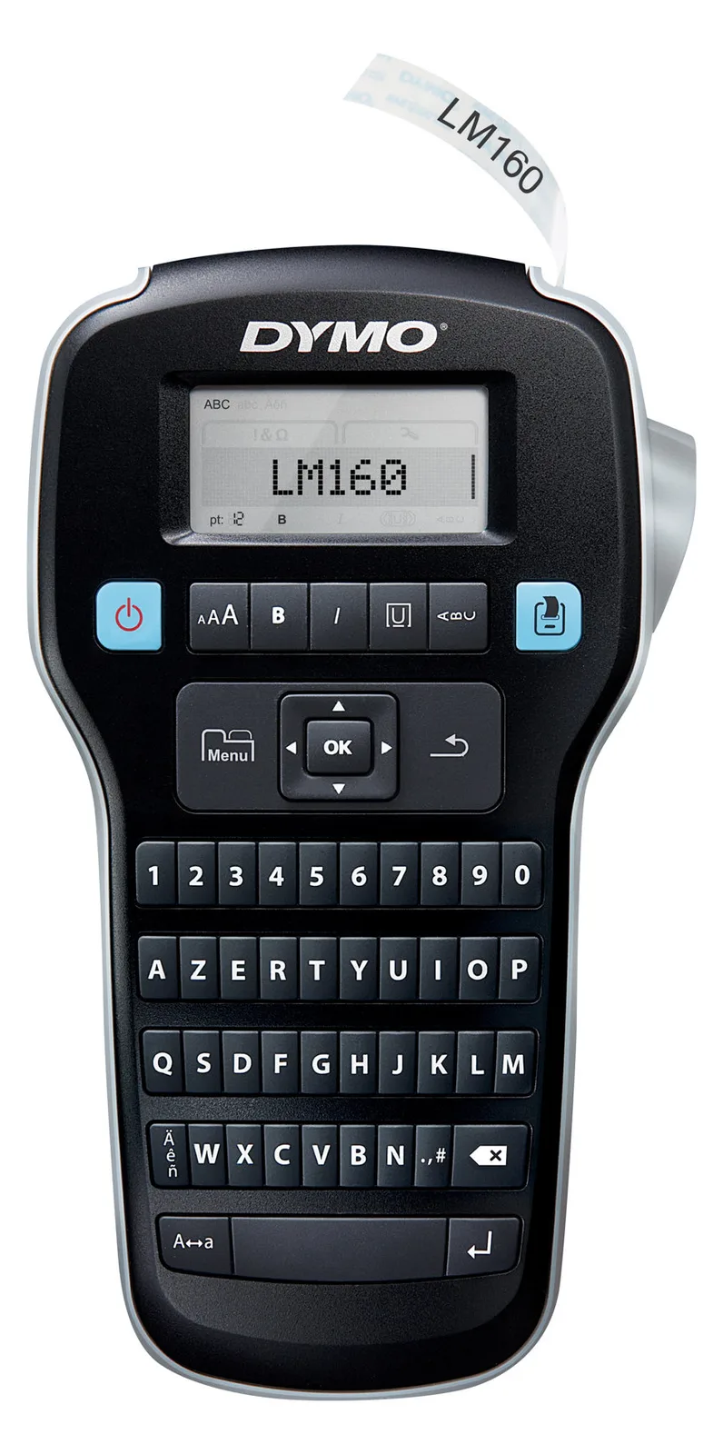 Dymo LabelMANAGER 160 - Beschriftungsgerät - s/w - Rolle (1,3 cm), Ansicht 5
