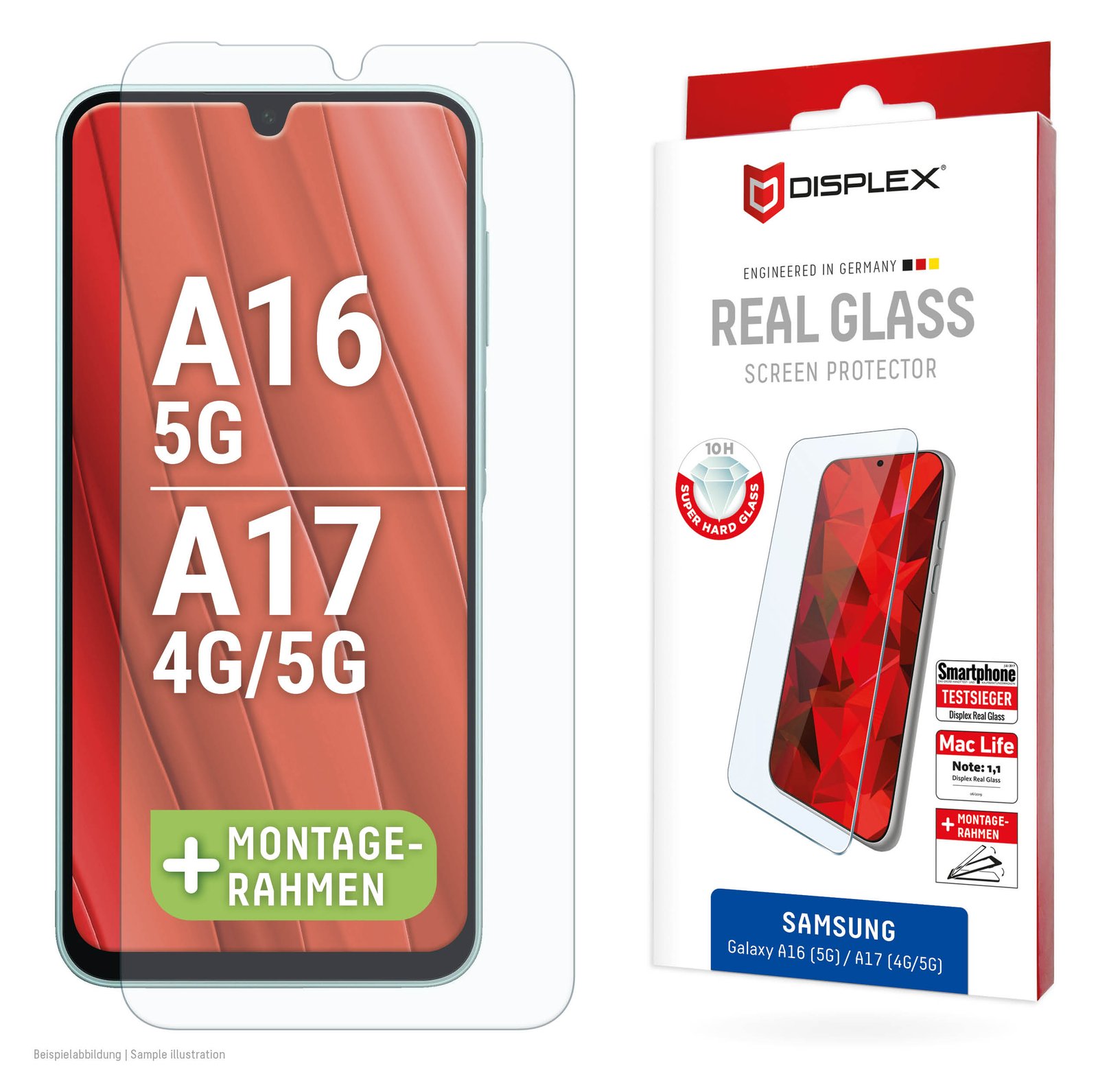 E.V.I. DISPLEX Real Glass Samsung A16 5G/A17 (4G/5G)
