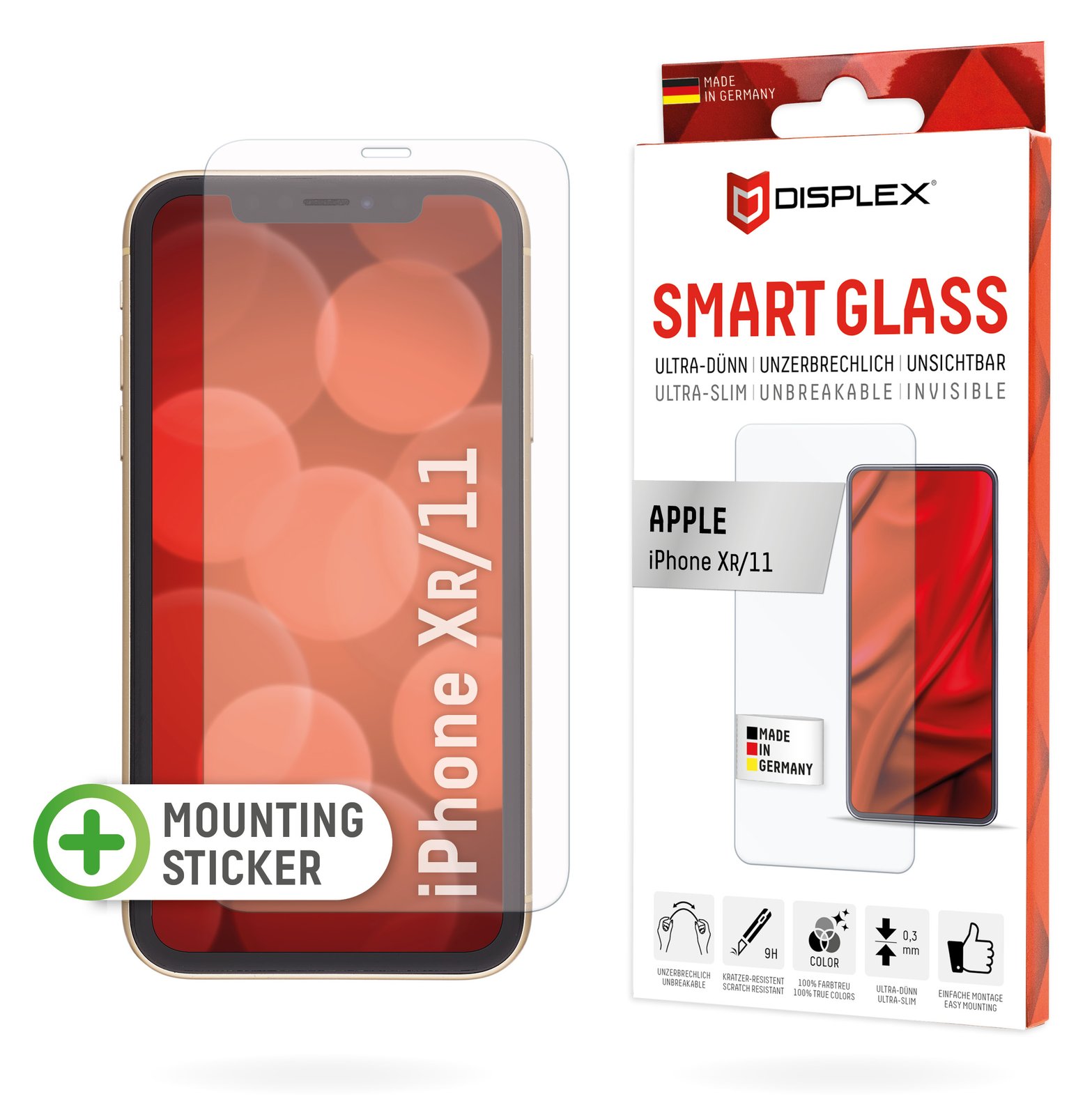 E.V.I. DISPLEX Smart Glass - Bildschirmschutz für Handy