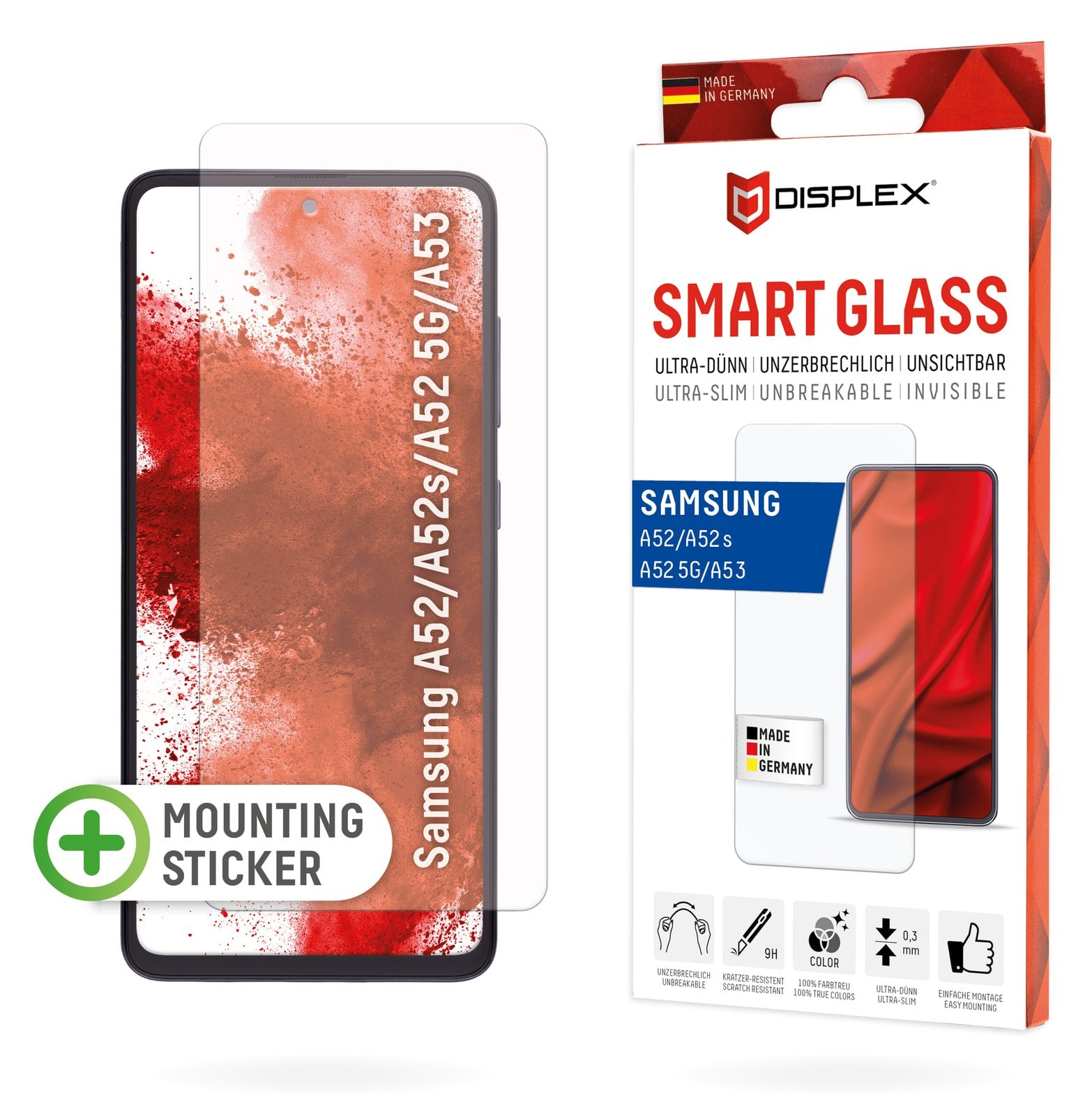 E.V.I. DISPLEX Smart Glass - Bildschirmschutz für Handy
