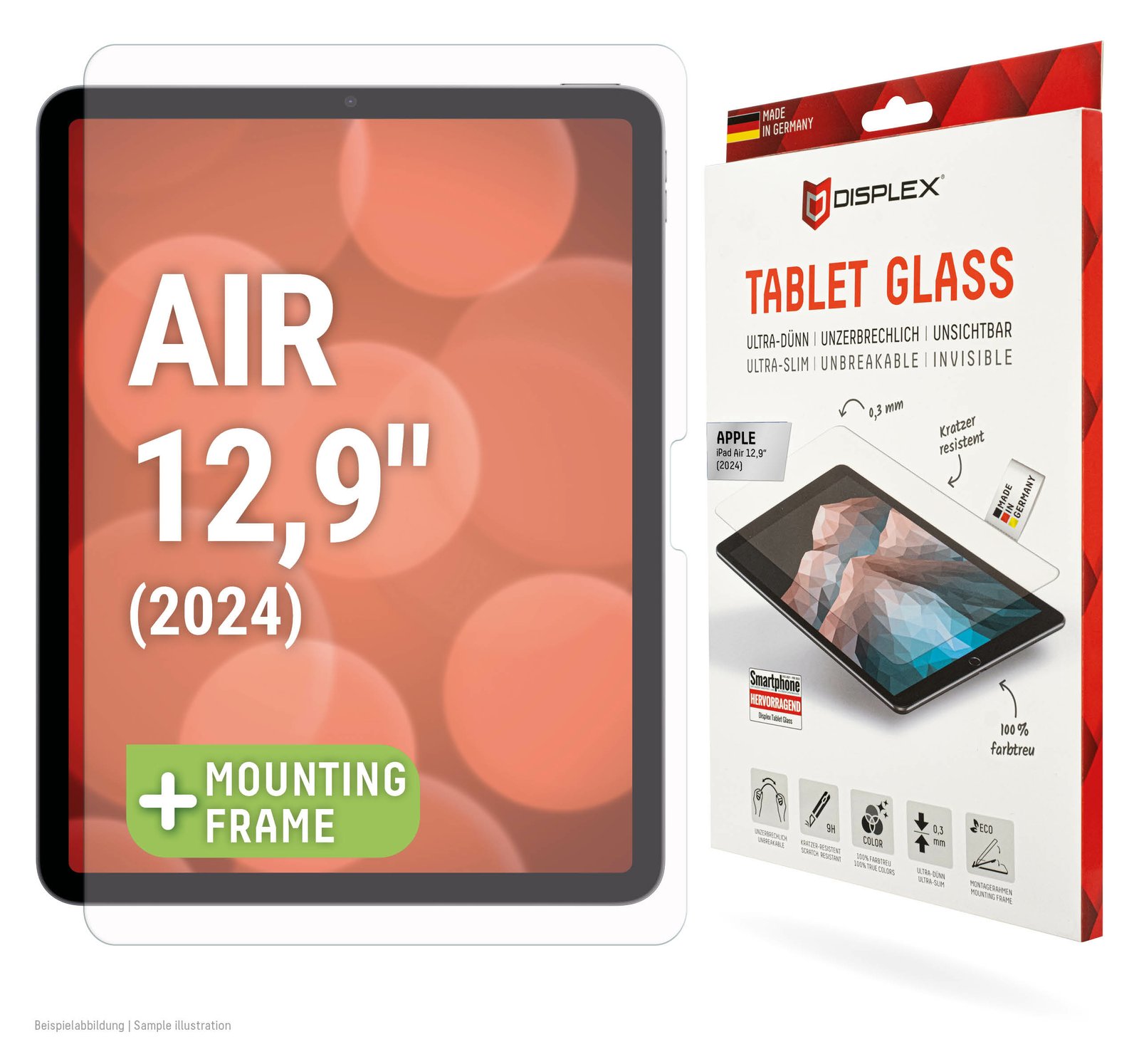 E.V.I. DISPLEX Tablet Glass iPad Air 12.9 2024