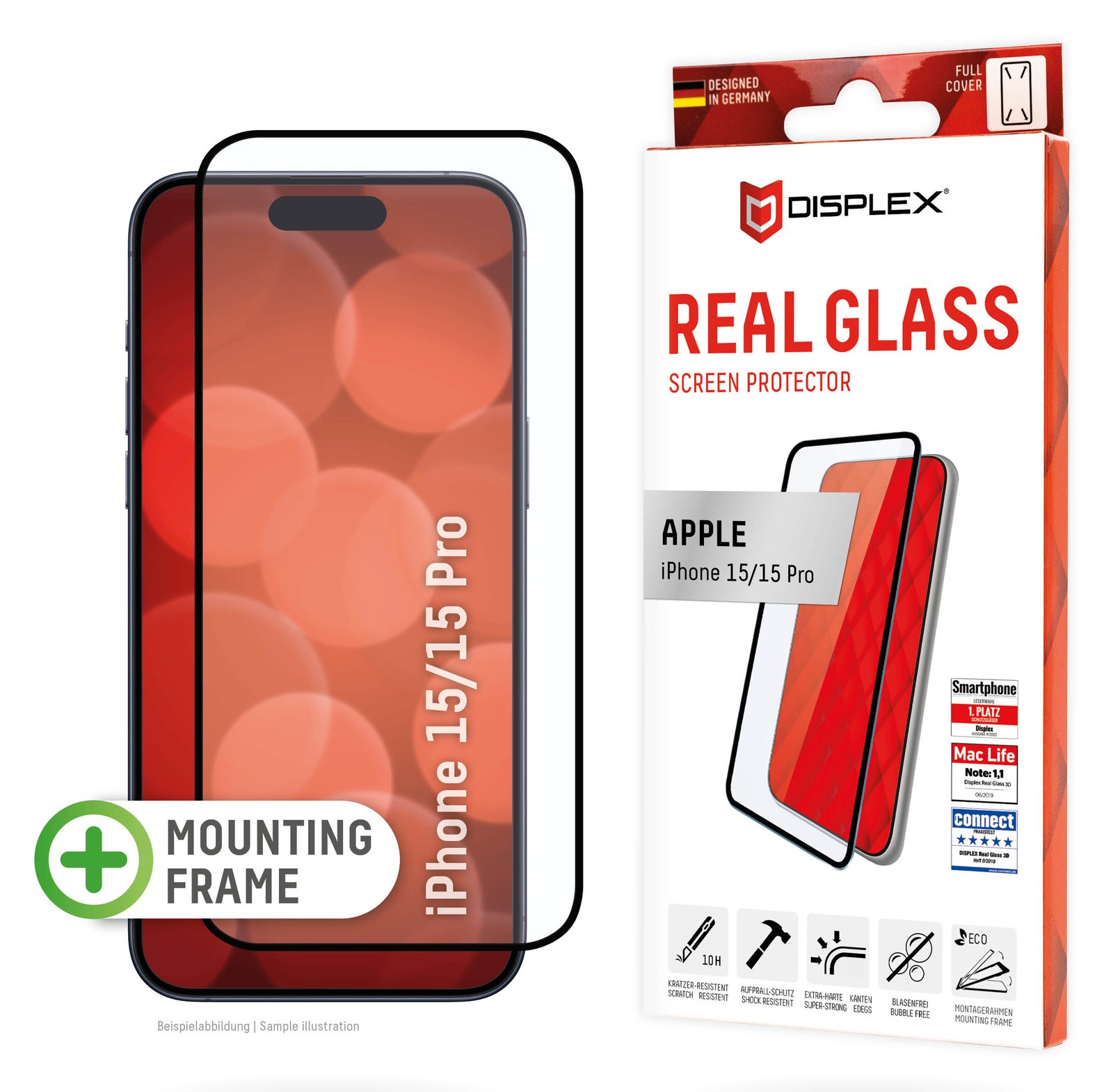 E.V.I. Real Glass FC iPhone 15/15 Pro