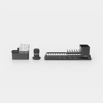 Brabantia Abtropfgestell-Set - Abtropfer - Rack - Freistehend - Besteck - Geschirrspülmittel - Trinkbehälter - Schwarz von LumaTech